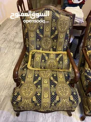  3 طقم كنب زان 7 مقاعد + طاول وسط زان