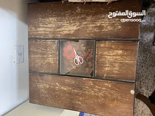  6 طاولة وسط لون بني
