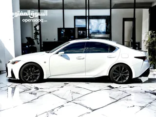  8 AED 2,540 PM  LEXUS IS300 F SPORT 2.0L I4   GCC  2023  WELL MAINTAINED  0% DOWNPAYMENT