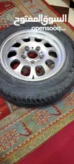  10 طقم جنط مع كوتش مقاس 15
