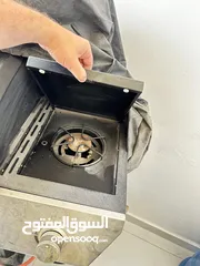  4 جريل شواء خارجي يعمل ( بالغاز) امريكي
