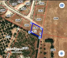  1 ارض سكنية للبيع ناعور ام القطين القهاقير اسكان المهندسين الزراعيين ، من المالك مباشرة