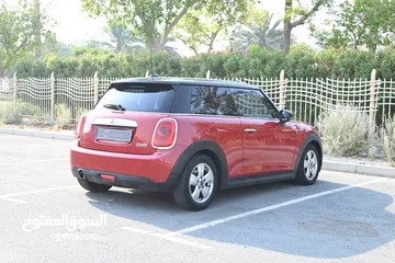  8 0% DP - FIRST OWNER - MINI COOPER 1.5TURBO - AGENCY MAINTAINED - GCC SPECS - MINT CONDITION