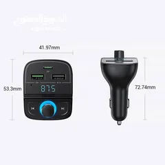  4 Ugreen BLUETOOTH CAR CHARGER USB FLASH DRIVE AND TF CARD SUPPORTED شاحن سيارة للتلفون