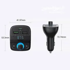  4 Ugreen BLUETOOTH CAR CHARGER USB FLASH DRIVE AND TF CARD SUPPORTED شاحن سيارة للتلفون