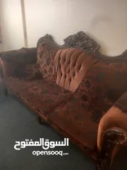 4 طقم كنب مستعمل بحاله جيده للبيع