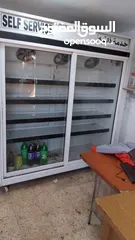  1 ثلاجه محلات كبيره عباره عن وكاله للبيع  ثلاجه شغل محلات
