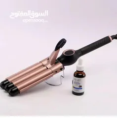  5 فير ثلاثي ماركة انزو الايطالي  مع هدية سيروم لعلاج الشعر المتقصف  صففي شعرك بسهولة مع الفي