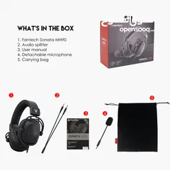  5 FANTECH SONATA MH90 MULTI PLATFORM GAMING HEADSET