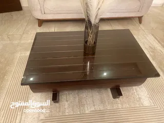  4 طاوله وسط بدون زجاج