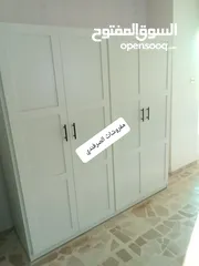  7 خزائن ملابس خشب لامنيت 18م طابق  جميع الوان والمقاسات كفاله 5سنوات سنوات على جميع اعمالنا