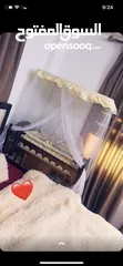  3 تخت بيبي تفصيل مع ملحق خزانة بنفس السرير + مهد بيبي هزاز  عرباية شارع للبيع استعمال بسيط