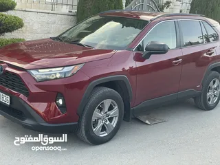  9 تويوتا راف فور 2024 فحص كامل مرفق بالصور جمرك جديد لون خمري مميز داخليه أوف وايت كاش وأقساط