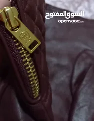  5 قفازات gloves جلد براند مسيمودوتي جديد دولتشي وشانيل وشواروفسكي وجيس