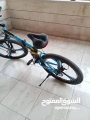  4 دراجة هوائية من نوع SPORTS INC من طراز SHIMANO جنط 26 باللون الأزرق اقرأ الوصف بدقة قابل للتفاوض