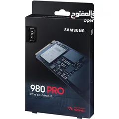  1 SAMSUNG 980 PRO SSD 1TB PCIe 4.0 NVMe Gen 4