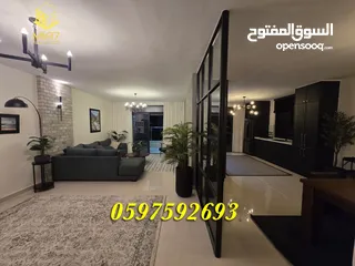  8 شقة فاخرة مفروشة للإيجار رام الله - الطيرة ( بطن الهوى ) قرب اسكانات طيبة 1 و 2