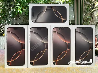  7 iPhone 16 pro  جديد كفالة الوكيل الرسمي في الأردن (128GB/256GB)