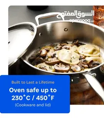  7 طقم أواني طبخ 12 قطعة فاخر وعصري  يمنحك كل ما تحتاجينه لتحضير أشهى الأكلات بسهولة وجودة عالية.