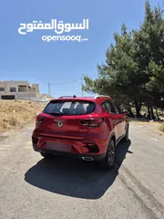  5 سيارة MG zs trophy مميزة جدآ بحالة الوكالة للبيع  استعمال سيدة  تيربو بنزين  صيانة دائمة بوكالة MG
