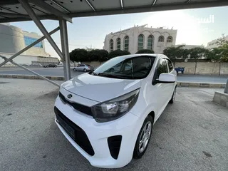  6 كيا بيكانتو وارد شركة كيا الأردن فحص كامل كرت ابيض  محرك 1250 ممشى قليل جدا