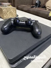  1 بلاستيشن 4سلم مع ايد اصليه 130 للاتصال
