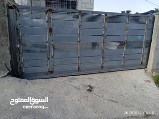  3 بوابة حديقة او منزل جديدة غيرر مدهونة