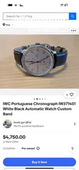  4 ساعه IWC سوبر ماستر عن الاصلي