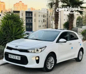  2 كيا ريو 2019 . اوتوماتيك . اصل برايفيت . يد ثانيه . دهان شركه . ترخيص + تأمين جديد