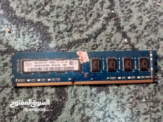  1 رام 4جيجا DDR3 مستعمل sk-hynix بحالة ممتازة