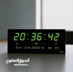  2 ساعة إلكترونية رقمية