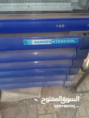  3 ثلاجة بيبسي الشكل الجديد والعريض ومظلة محل