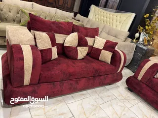  12 طقم كنب  9 مقاعد  فخم و راقي جداً