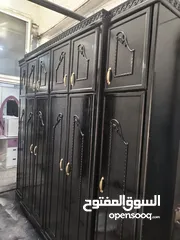  3 خزانة كبيرة 6 ضرفات طابقين خشب لاتيه بالكامل مش ناقصها شي دهان جديد و فصالات جديدة و ظهور جديد معها