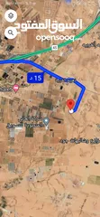  2 للبيع قطعة أرض 4.3 دونم في الذهيبه الغربيه شارع معبد ح3