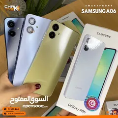  1 مستعمل ايام Samsung A06 رام  8 و 12 جيجا 64 و 128 أغراضة والكرتونه الأصلية متوفر توصيل