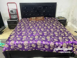  1 غرفة نوم مع فرشة ثقيلة