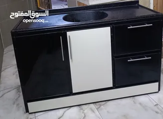  6 كاونتر سنك مرمر فصال مصمم لتحمل الوزن الثقيل متر ونص  جديد 98٪ مستعمل قليل ب 225  الف بي مجال قليل