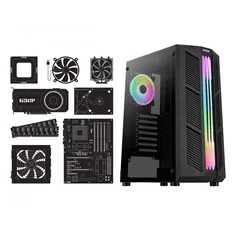  2 Gaming PC RyzenTM 5 3500X , 16 GB RAM, 512 GB SSD 1TB HHD , NVIDIA GeForce 1650 SUPER 4GB, Windows11