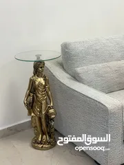  6 تمثال الحاملة الجرة الفخم باللون النحاسي ارتفاع 86 سم