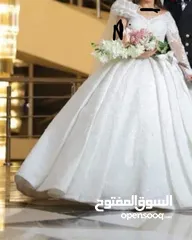  4 فستان زفاف ابيض لبسه واحده
