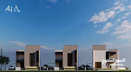  4 فلل مميزه بتصمم عصري للبيع شارع البتراء