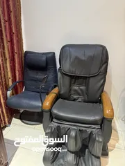  4 Leather Massage chair & Office chair