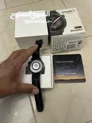  2 ساعة اميزفيت بلانس بحالة الوكالة (بالكرتونة) معها كامل اغراضها Amazfit Balance