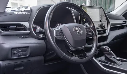  13 Toyota Highlander 2021 Gle  مع امكانيه الاقساط مباشره عن طريق المعرض