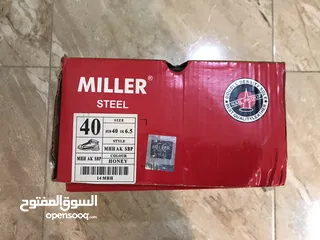  5 حذاء سلامة ( Safety ) ماركة Miller قياس 40.