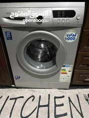  4 (غساله تومتيك لون سيلفر مستعمله )