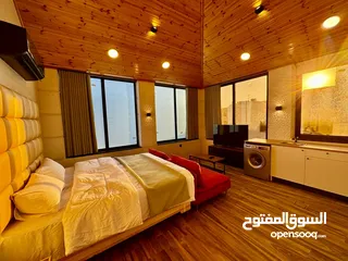  19 استوديو مفروش 5 نجوم جديد لم يسكن بعد - مجهز بالكامل في الشميساني من المالك مباشرة