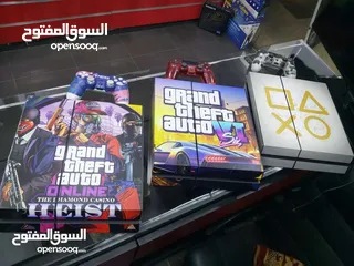  21 أجهزه بلايستيشن فور مستخدمه ps4 fat  للبيع