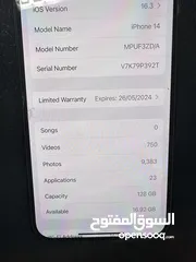  7 Iphone 14  128 GB  Midnight